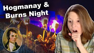 American Reacts to Hogmanay \& Burns Night | Scottish New Year