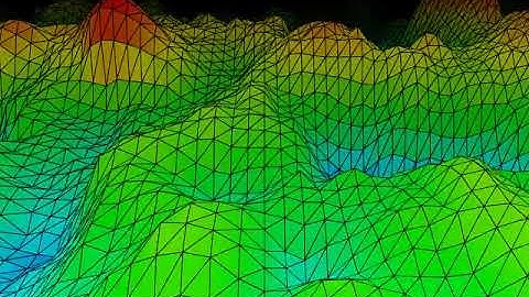 3D Terrain in Processing Demo