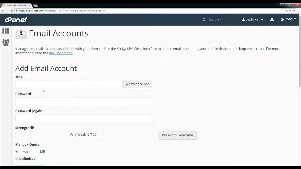 My account mail. My account mail