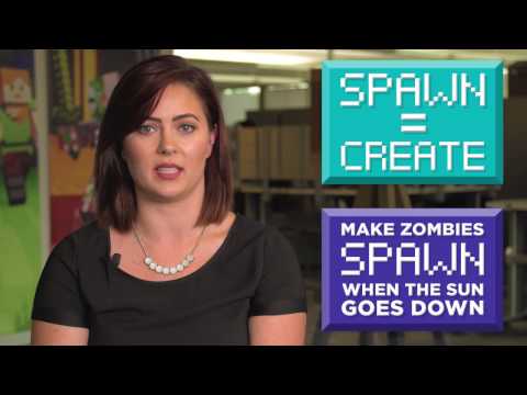 Minecraft Hour of Code: Spawn Instructional Video Minecraft Hour of Code: Spawn Instructional Video