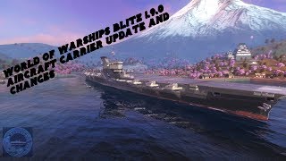 World of Warships Blitz Update 1.9.0 Aircraft Carrier Tutorial and Guidelines Gameplay screenshot 5
