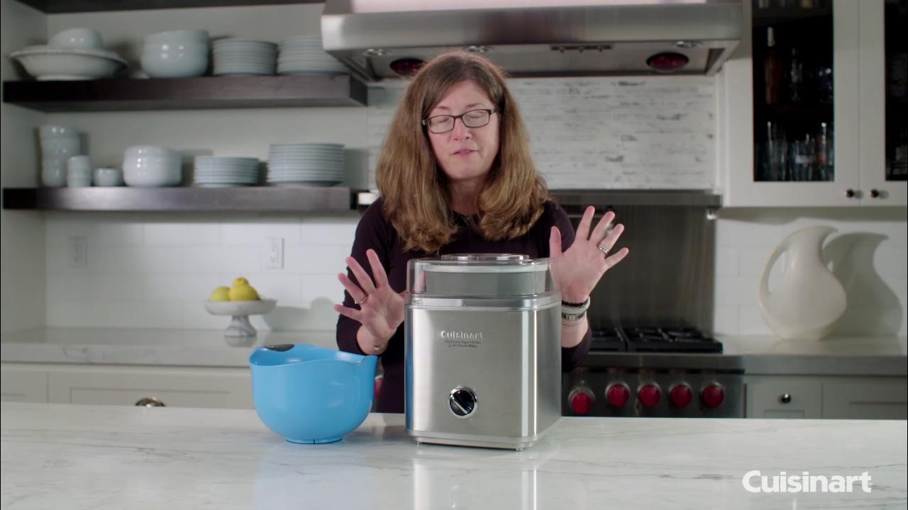 Making FROZEN YOGURT with the CUISINART ICE-21C ICE CREAM MAKER