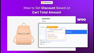 How to Set Discout Based on Cart Total Amount in Woocommerce
