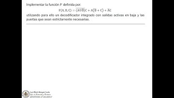 Cuestión 2 sobre circuitos combinacionales integrados