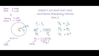 Kepler&#39;s 1st and 2nd Laws Pt 2