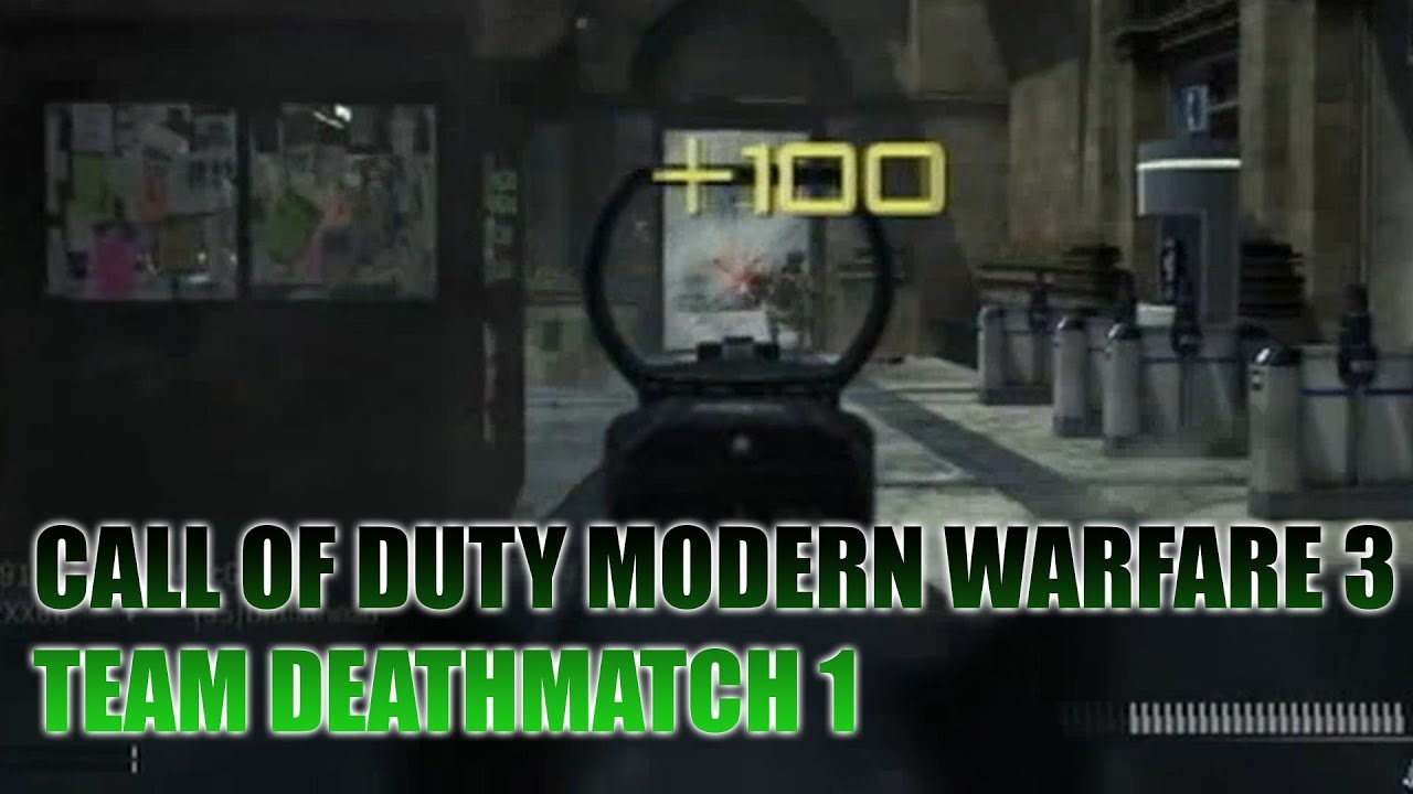 COD MW3 [2] - Team Deathmatch 1 - YouTube