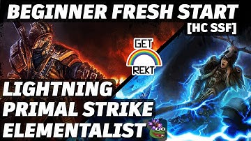 GD 1.2 Beginner Playthrough - Primal Strike Elementalist - Part 3: Ultimate Act 1-4 [HC SSF]