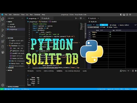 Learn Python : Sqlite Database / Local Database [ Basic Operation ]