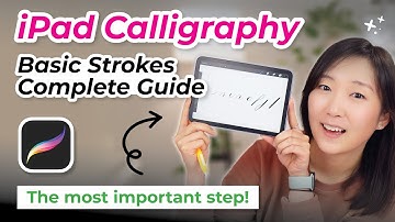 The Beginners Guide for iPad Calligraphy on Procreate | Learning 8 Basic Strokes