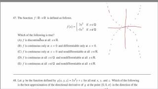 Math Subject GRE Practice Test #47 GR1268