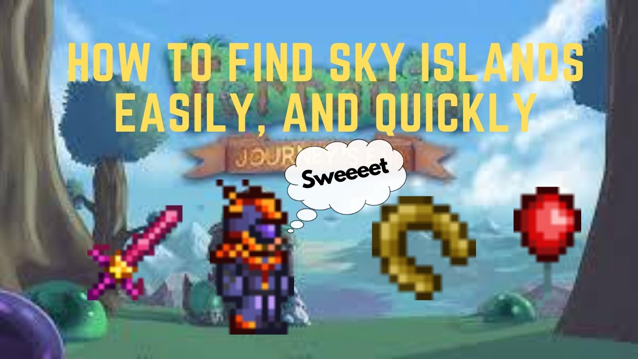 How to find Sky Islands in Terraria YouTube