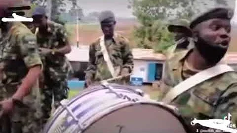 HOW NIGERIAN ARMY SINGING AND DANCING TO MUSLEM-ALLAH SONGS AT THE MILITARY BARRACKS, w till the end