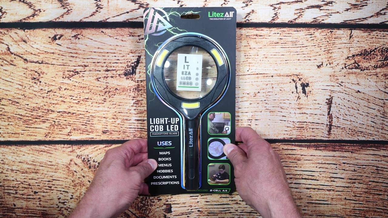 LitezAll COB LED Illuminated Magnifying Glass