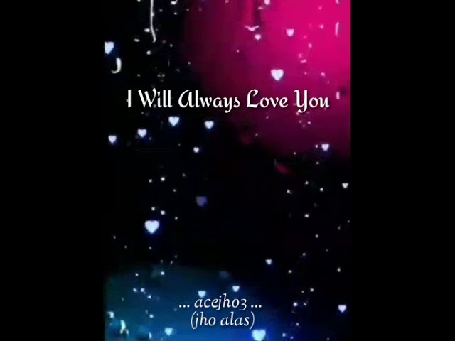 I Will Always Love You~ with lyrics by. Jacky Cheung and Regine Velasquez class=