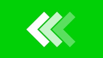 Animation Of Arrows Sign On Green Screen HD