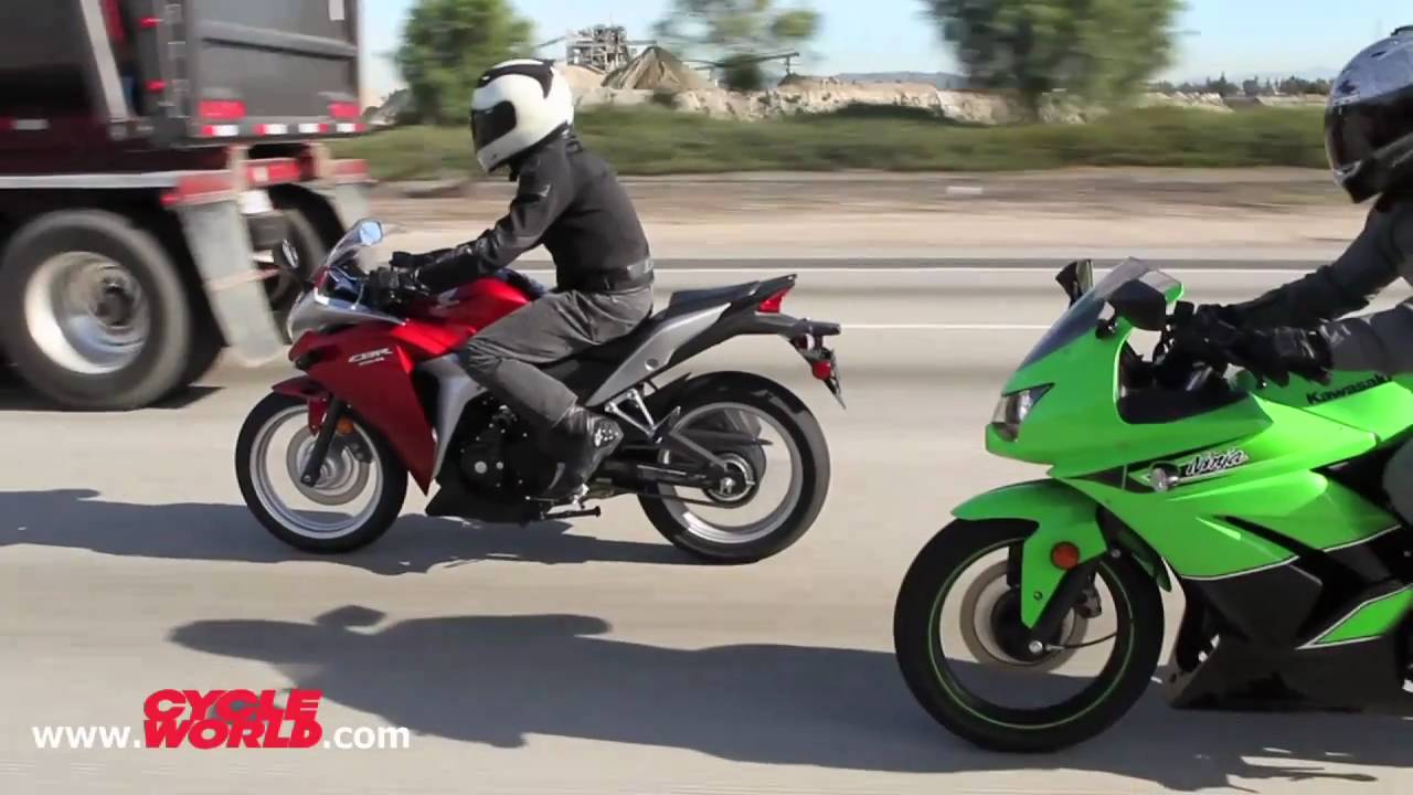 Kawasaki Ninja 250R Vs Honda CBR250R Bonus Video YouTube