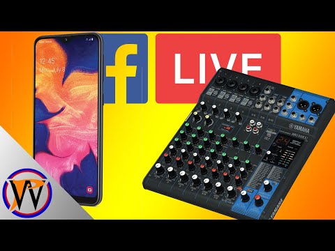 How to setup the Yamaha MG10XU for facebook live
