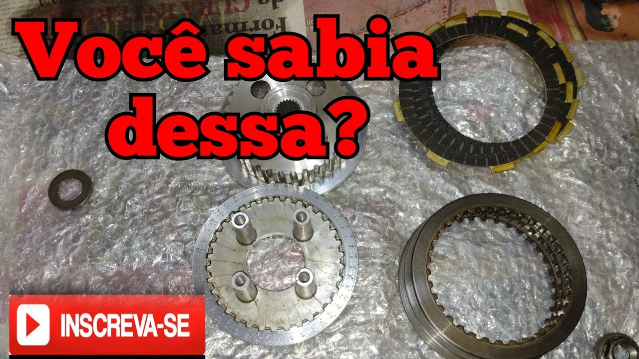 NUNCA MONTE OS DISCO SEPARADORES DA EMBREAGEM DO LADO ERRADO
