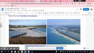 How a Sand Bar and Tombolo is formed
