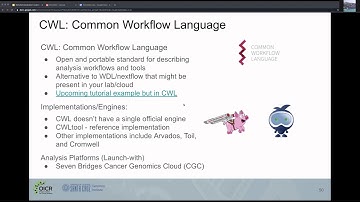 Intro to Common Workflow Language (CWL)