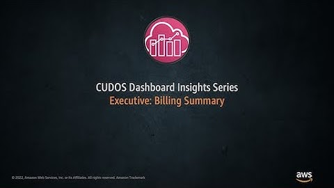 CUDOS Dashboard Insights Series: Billing Summary