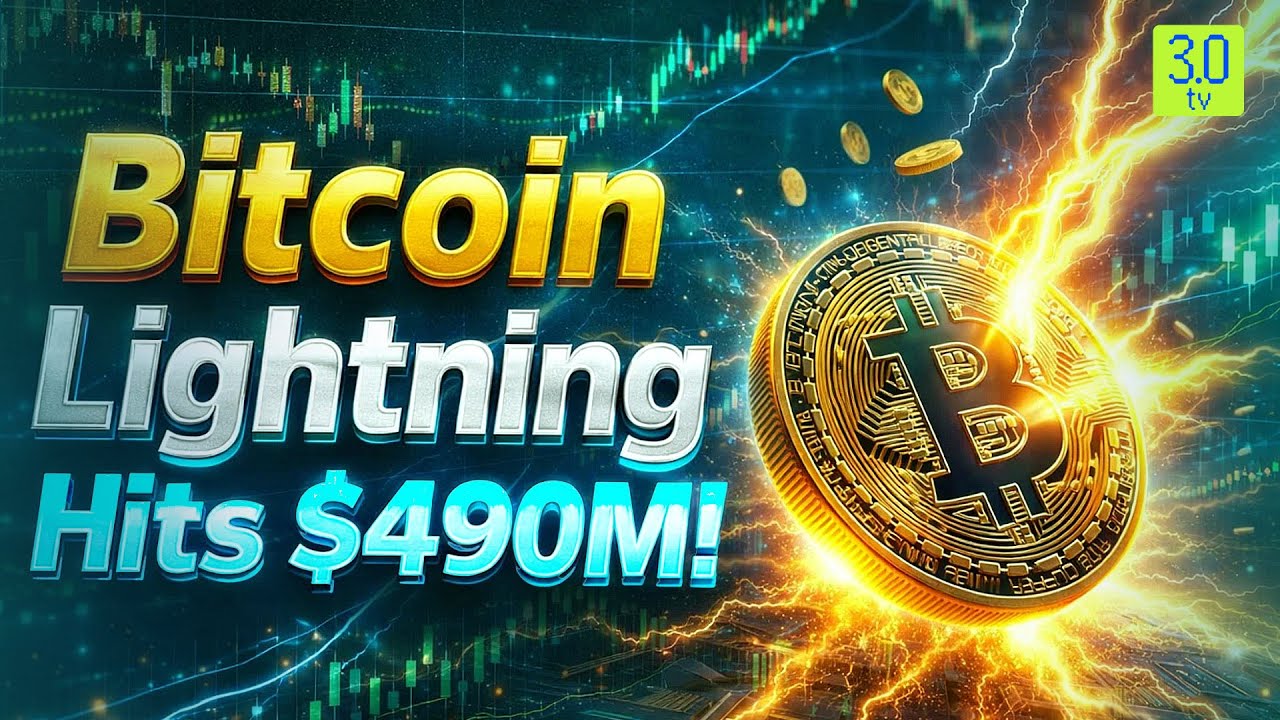 Bitcoin’s Lightning Network Hits New High: $490M Capacity & 2M Transactions  | BOTR | 3.0 TV