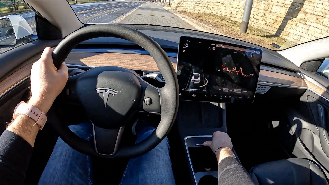 Tesla Model 3 [302HP] | POV Test Drive #1134 Joe Black - YouTube