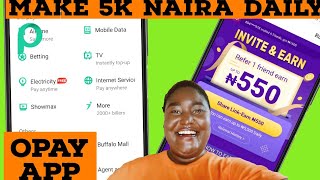 Make Money Daily in Nigeria 2022/OPAY APP||JEENAGERFINANCE