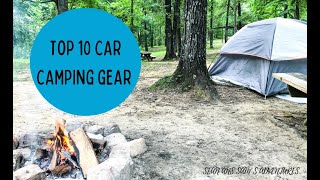 Summer car camping gear you can't live without!