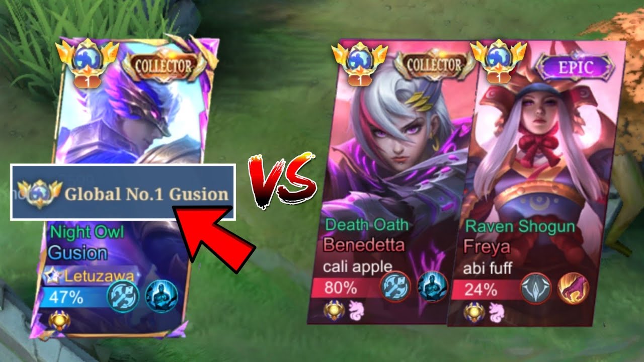 FINALLY GLOBAL 1 GUSION!? + I MET GLOBAL ENEMIES (intense gameplay)