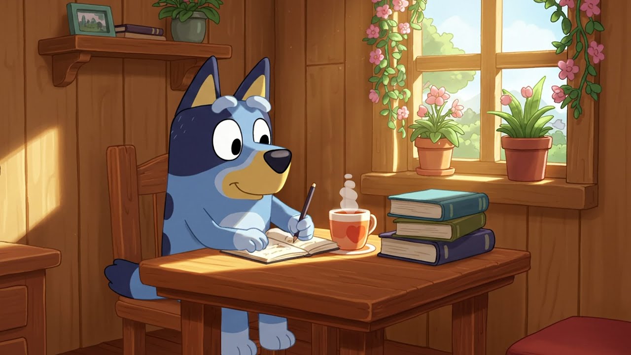 Bluey’s Cozy Study Corner 📚☀️ Warm Lofi Beats for Focus & Calm Days 🍵 ...