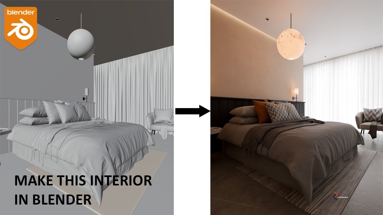 Make This Interior in Blender | Full Tutorial for Beginners & Pros