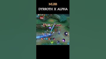 Ultimate Showdown: Dyrroth vs. Alpha! # shorts #mlbb #videoviral # @ Game sx3iu