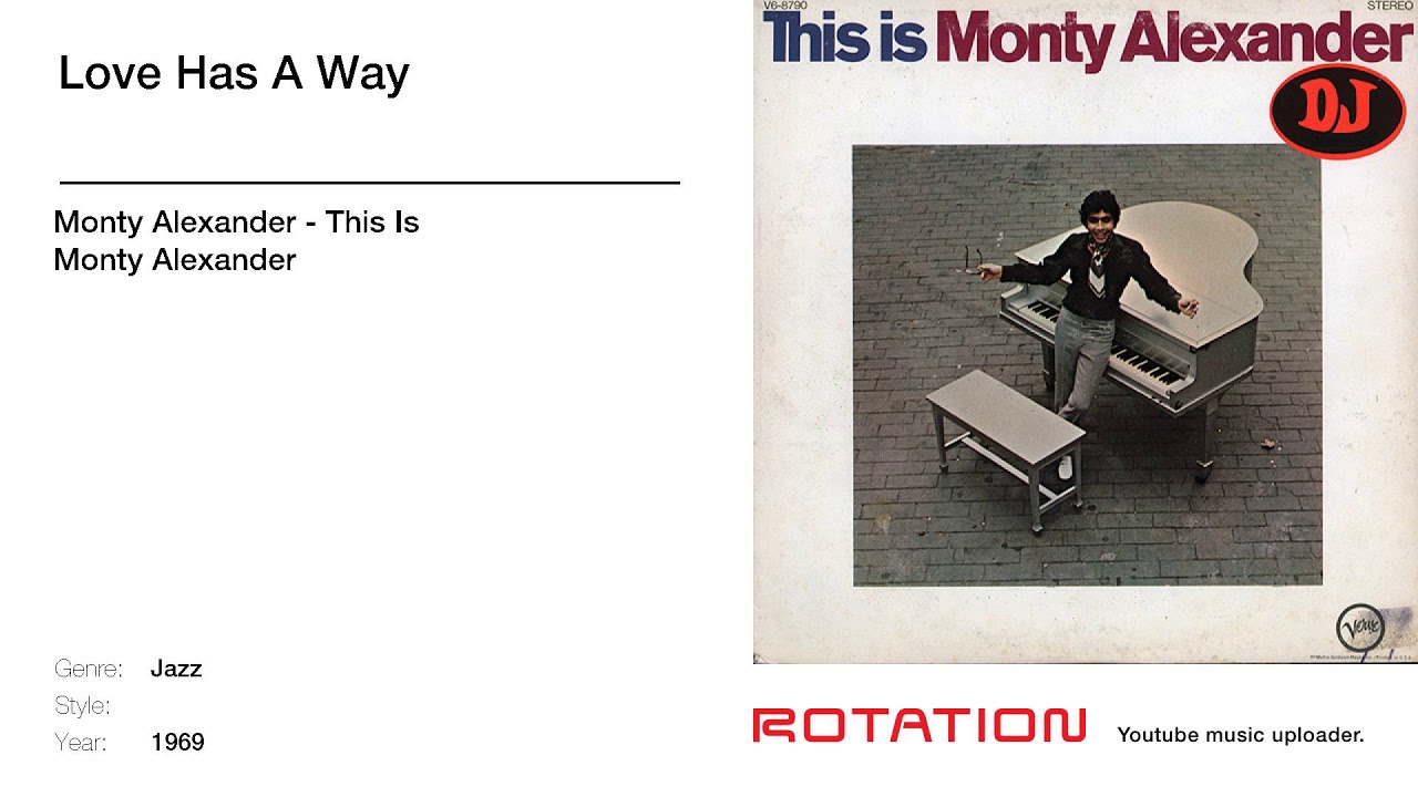 Monty Alexander - I'm Gonna Make You Love Me (Jazz) (1969) - YouTube