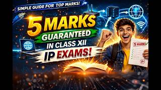 Class XII IP Case Study Questions | Networking Explained + 5 Marks Guaranteed Trick