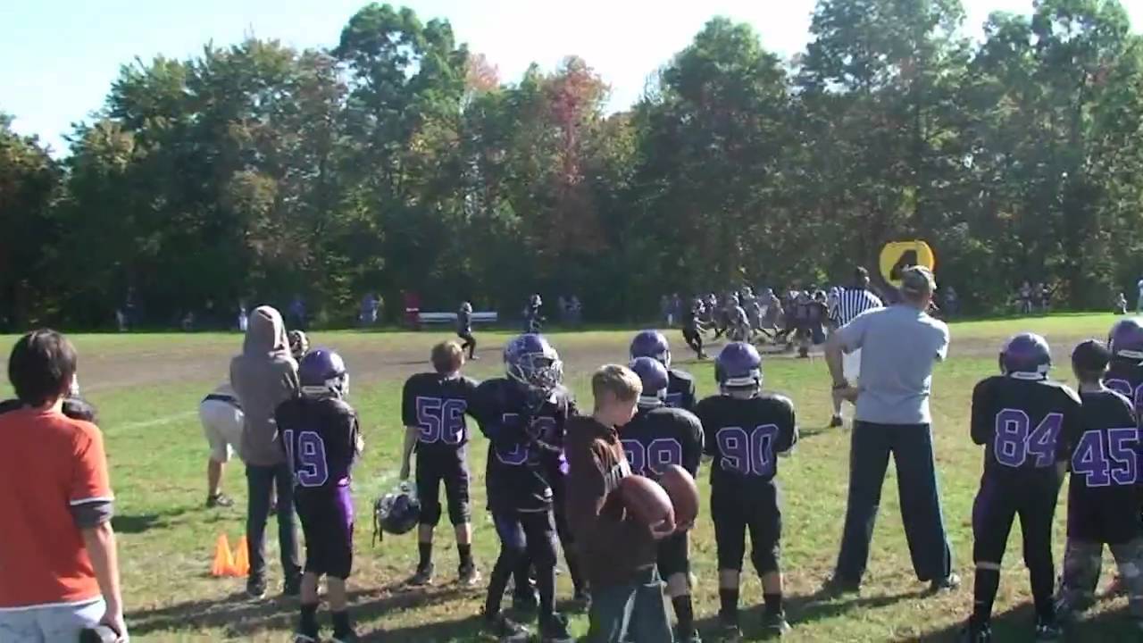 Brandon Gaceta 21 Monroe Woodbury Jr Pee Wee Pop Warner Football Big Hits YouTube