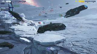 Homeworld 3 - Combat Showcase 2 Suppression Frigate In Action