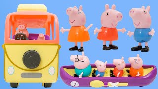 玩具拆箱：小豬佩奇的海灘車與龍舟