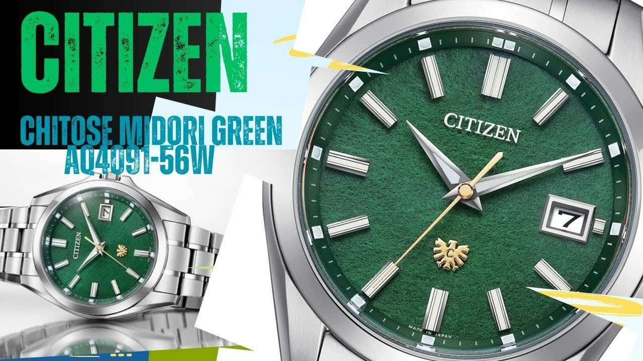 New Release Citizen” Chitose Midori Green AQ4091-56W eco-drive