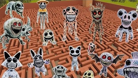 DESTROY EVERY ZOONOMALY MONSTERS IN MAZE | GARRYS MOD