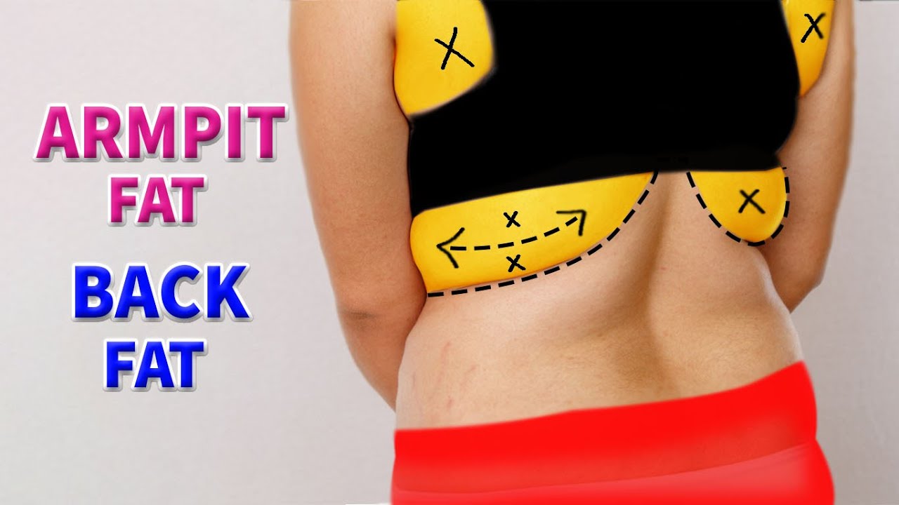 5 Simple Exercise to burn Back & Armpit Fat - YouTube