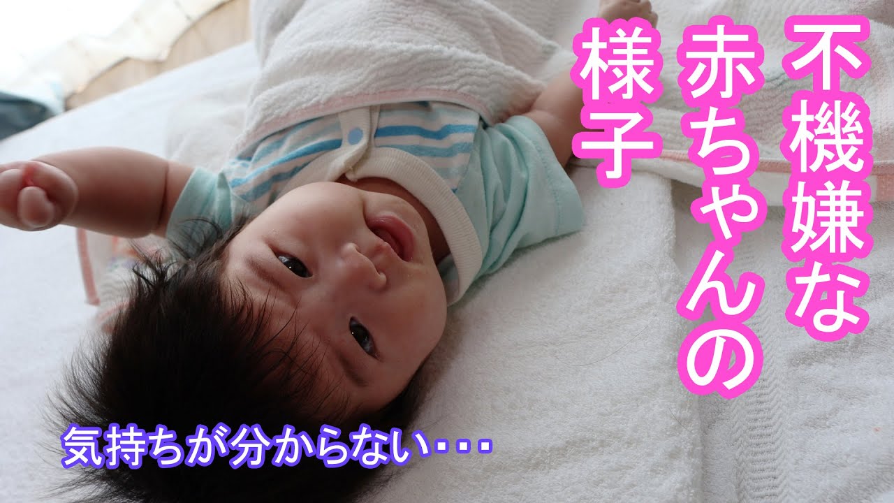 不機嫌な赤ちゃんの表情と声 Youtube