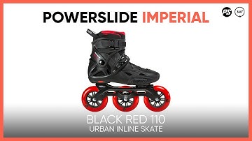 Powerslide Imperial Black Red 110 skates - Product Video