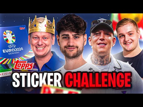 REALLIFE PACK OPENING MIT MONTE, KNOSSI & TRYMACS!😂⚽️ TOPPS Sticker Challenge Wette🔥