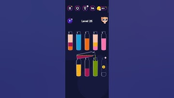 Get color level 25 | Mobile Game |#shorts #bottle #color #game
