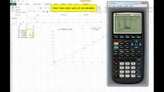 Linearization of a Data Set to get a Square Root Model