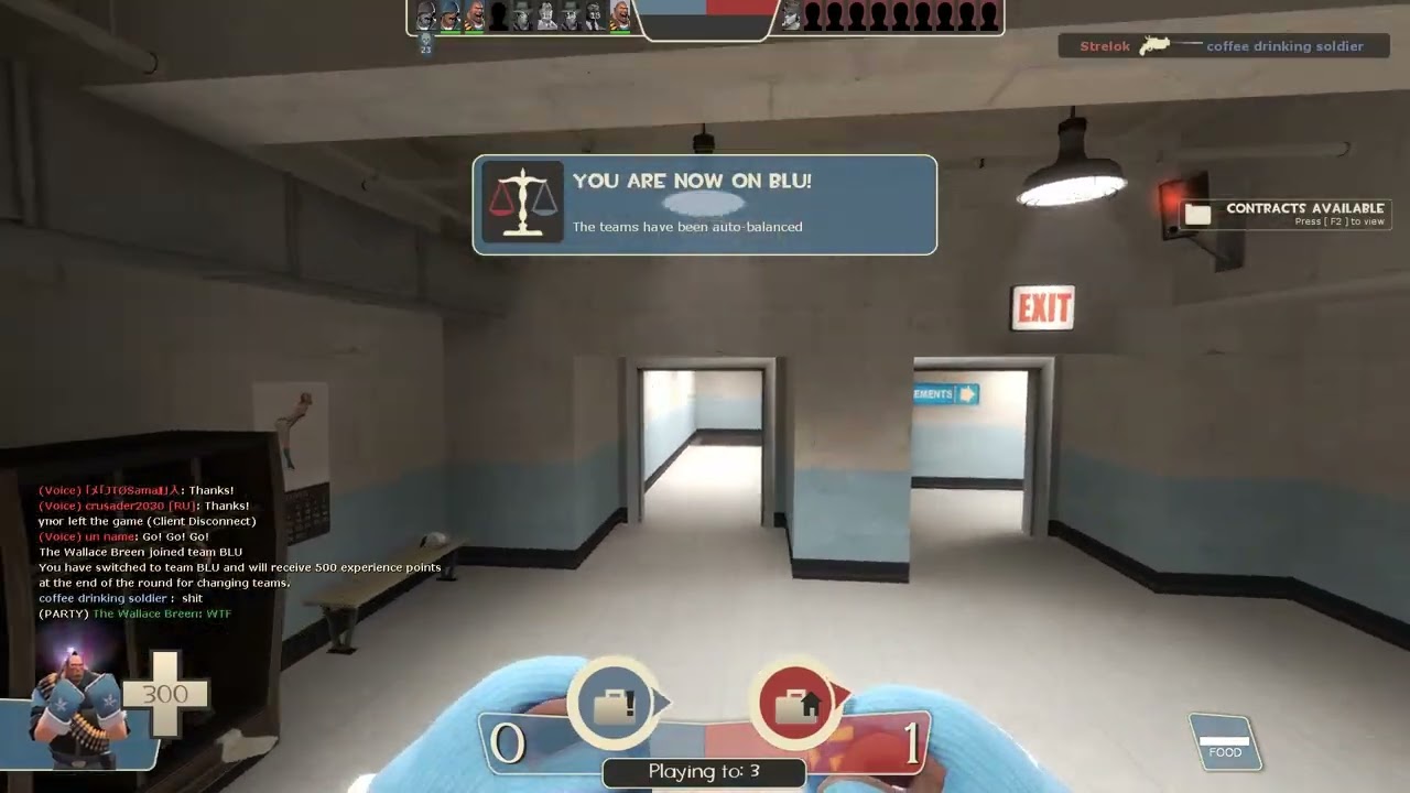 TF2: Autobalance is cursed in casual mode. 
