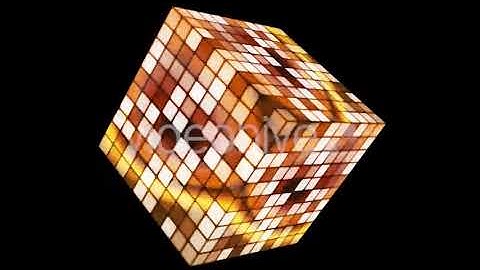 Broadcast Hi-Tech Twinkling Spinning Cube - Pack 03 | Motion Graphics - Envato elements