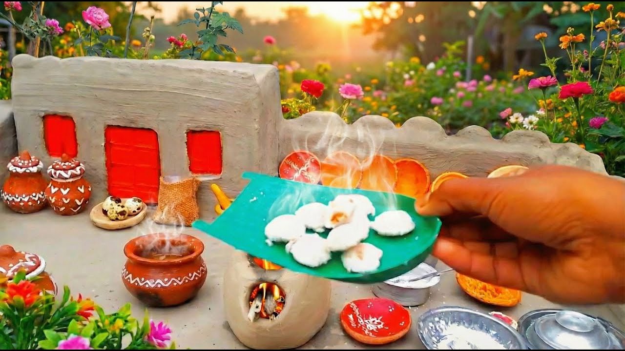 ছোট্ট হাড়িতে শীতের ভাপা পিঠা উৎসব! ❄️😱 Mini Village Cooking