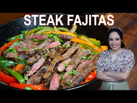 How to make PERFECT STEAK FAJITAS | The BEST steak fajitas MARINADE | Villa Cocina